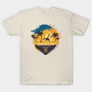 SCLG001 - Beach Soccer Logo T-Shirt